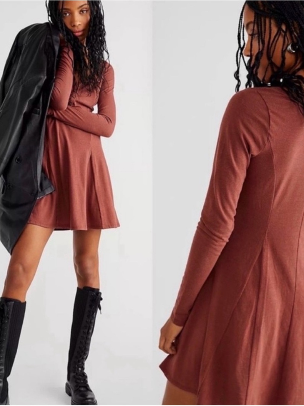 FREE PEOPLE Beach Henley tunic